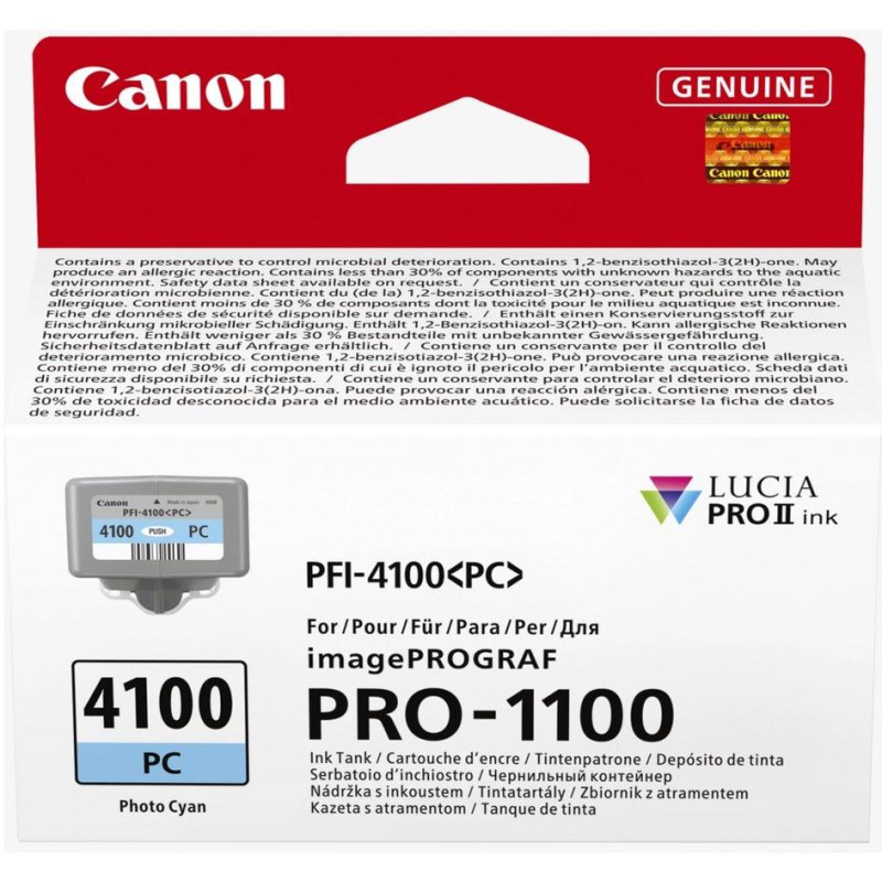 Canon inkoustová náplň INK PFI-4100 PC Photo Cyan