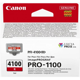 Canon inkoustová náplň INK PFI-4100 R červená