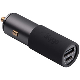 TRX USB nabíječka do auta AK-CH-26 USB-A + USB-C PD 5-20V / max. 5A 100W Quick Charge 3.0 GaN