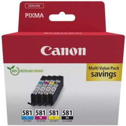 Canon inkoustová náplň CLI-581 C/M/Y/BK MULTI  SEC Ink Value Pack