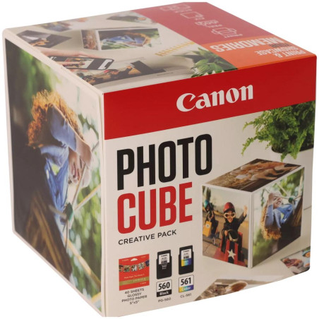 Canon inkoustová náplň PG-560/CL-561 PHOTO CUBE Creative Pack White ORANGE 5x5 (PP-201 40listů)