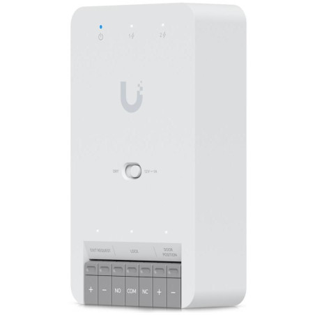 ROZBALENÉ - Ubiquiti UniFi Access Door Hub Mini - Hub pro 1 dveře, 2x PoE Out, 1x výstup 12V nebo Dry - Výprodej