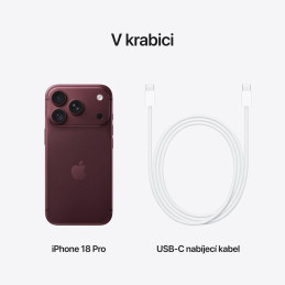Apple iPhone 18 Pro 2TB Burgundsky červený