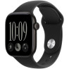 Apple Watch Series 12 42mm černý hliník s černým sportovním řemínkem - S/M