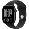 Apple Watch Series 12 46mm černý hliník s černým sportovním řemínkem - M/L
