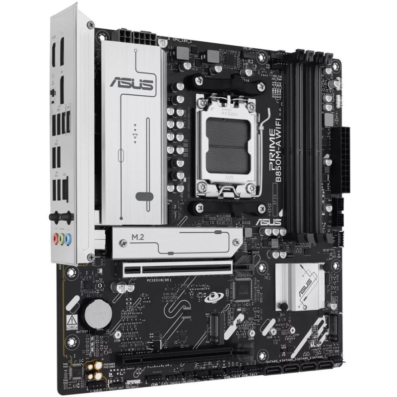 ASUS PRIME B850M-A WIFI / B850 / AM5 / 4x DDR5 / DP / HDMI / USB-C / 3x M.2 / Wi-Fi / mATX
