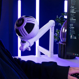 AROZZI držák na mikrofon BRACCIO Boom Arm/ nastavitelný/ univerzální/ bílý
