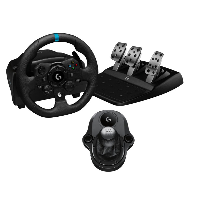 Logitech G923 Racing Bundle wheel + PLAYSEAT CHALLENGE - BLACK - PLUGCG