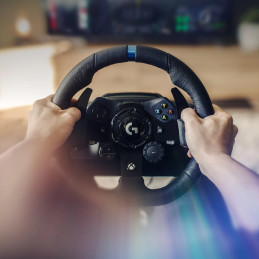 Logitech G923 Racing Bundle wheel + PLAYSEAT CHALLENGE - BLACK - PLUGCG
