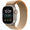 Apple Watch Ultra 4 Cellular 49mm přírodní titan s pískovým trailovým tahem - S/M