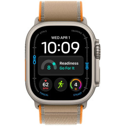 Apple Watch Ultra 4 Cellular 49mm přírodní titan s pískovým trailovým tahem - S/M