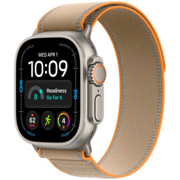 Apple Watch Ultra 4 Cellular 49mm přírodní titan s pískovým trailovým tahem - M/L