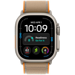 Apple Watch Ultra 4 Cellular 49mm přírodní titan s pískovým trailovým tahem - M/L