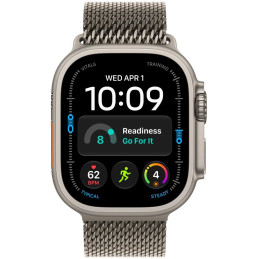 Apple Watch Ultra 4 Cellular 49mm přírodní titan s přírodním titanovým milánským tahem - M