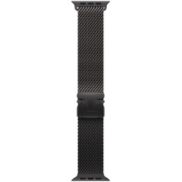 Apple Watch Ultra 4 Cellular 49mm černý titan s černým titanovým milánským tahem - M