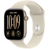 Apple Watch Series 12 Cellular 42mm světle zlatý hliník s pískovým sportovním řemínkem - M/L