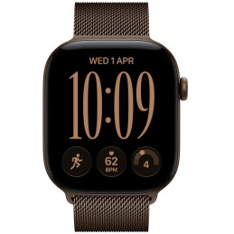 Apple Watch Series 12 Cellular 42mm tmavě bronzový hliník s tmavě bronzovým milánským tahem