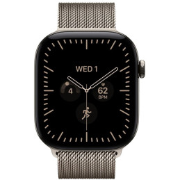 Apple Watch Series 12 Cellular 42mm přírodní titan s přírodním milánským tahem