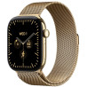 Apple Watch Series 12 Cellular 42mm zářivě zlatý titan se zářivě zlatým milánským tahem