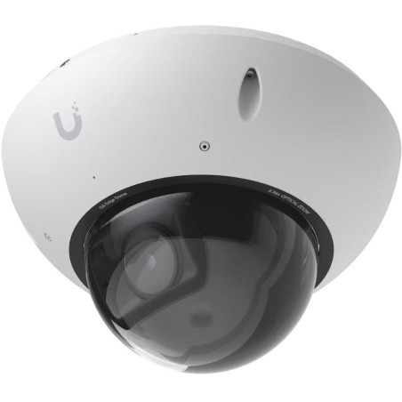 Ubiquiti UniFi G6 Edge Dome - kamera, 8Mpx rozlišení, IR LED, AI detekce, IP66, IK10, 2.36x zoom, MicroSD, PoE+, bílá