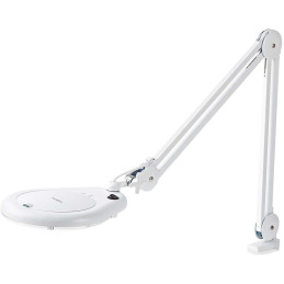 POŠKOZENÝ OBAL - NEDIS zvětšovací stolní LED lampa/ čočka 3 dioptrie/ spotřeba 9 W/ teplota 6500 K/ světelný tok 720 lm/ bílá