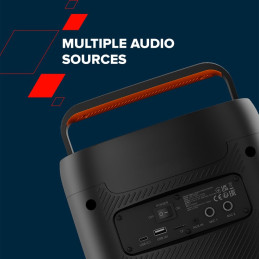 CANYON Party Speaker OnFun 6 RGB Black