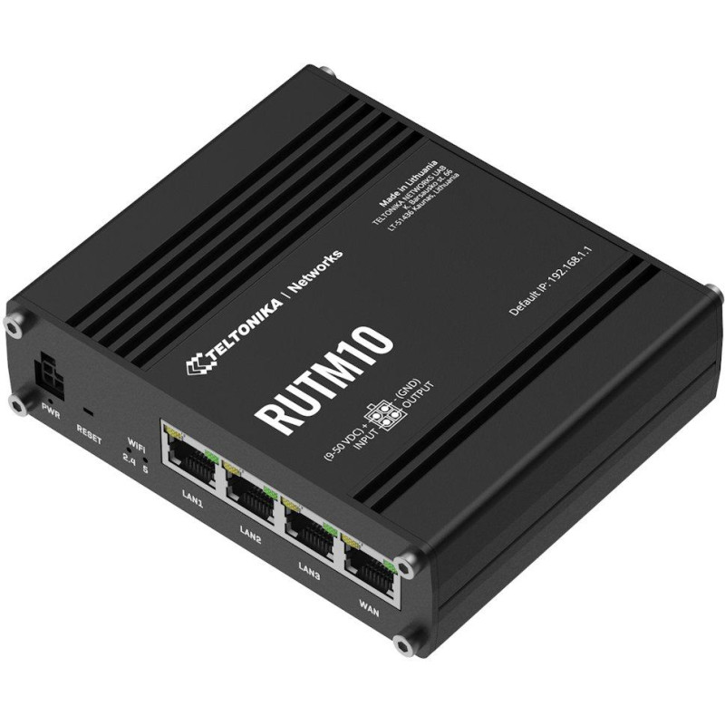 Teltonika RUTM10 průmyslový router   3x LAN, 1x WAN, Wi-Fi 5