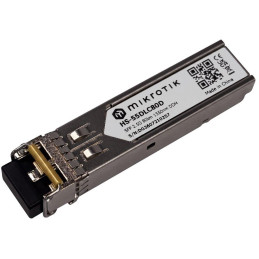 MikroTik HS-55DLC80D SFP optický modul, SM, 80km, 1/2.5G, 1550nm