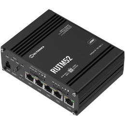 Teltonika RUTM52 průmyslový router, dual SIM + eSIM, 5G dual modem, 5x GLAN,  WiFi 5
