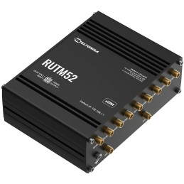 Teltonika RUTM52 průmyslový router, dual SIM + eSIM, 5G dual modem, 5x GLAN,  WiFi 5