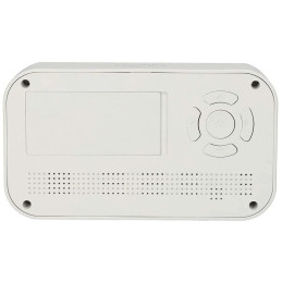 NEDIS digitální stolní budík/ LCD display/ podsvícení/ funkce odloženého buzení/ zobrazení data/ funkce časovače/ bílý