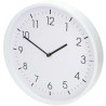 NEDIS nástěnné hodiny/ průměr 300 mm/ tichý pohyb/ plast/ bílé