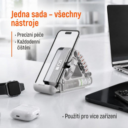 COLORWAY čistící sada 20v1 pro elektroniku včetně stojánku