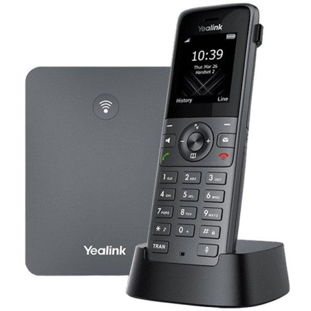 Yealink W73P_V4 IP DECT báze+ručka, PoE, 1,8" bar.disp., až 10 ruček