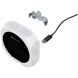 MikroTik CLAIRÉ, senzory CO2, PM2.5/10, teploty a vlhkosti, displej 2", podpora Matter i Thread, bílé