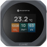MikroTik CLAIRÉ, senzory CO2, PM2.5/10, teploty a vlhkosti, displej 2", podpora Matter i Thread, šedé