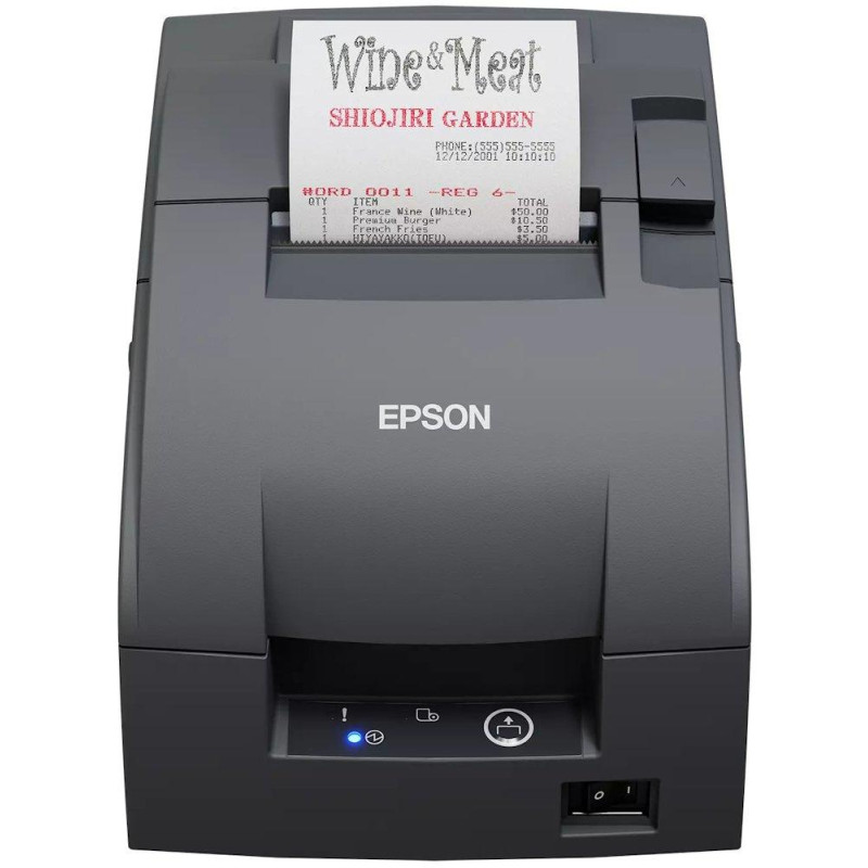 EPSON TM-U220IIB UDG/ Pokladní tiskárna/Seriová/ šedá/ Včetně zdroje