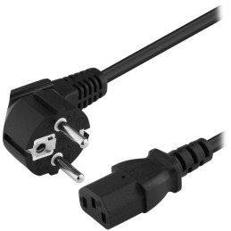 PremiumCord Kabel síťový 230V k počítači 0.5m