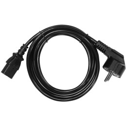PremiumCord Kabel síťový 230V k počítači 0.5m