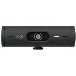 Logitech webkamera BRIO 500, Full HD, 4x zoom,RightLight 4 s HDR, grafitová,USB-C