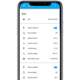 Solarmi EU Chytrá Wi-Fi zásuvka V2 s měřením energie, ESPHome