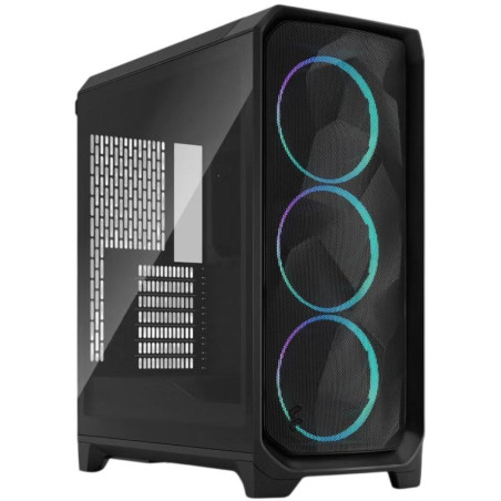 Fractal Design Meshify 3 TG / Midi Tower / průhledná bočnice / bez zdroje / černá