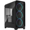 Fractal Design Meshify 3 TG / Midi Tower / průhledná bočnice / bez zdroje / černá