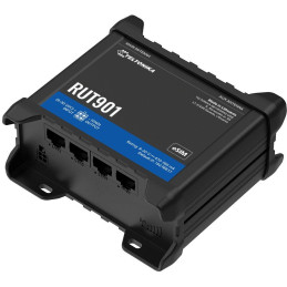 Teltonika RUT901 průmyslový router 1x WAN 3x LAN, Dual SIM + eSIM, 4G/ LTE  Wi-Fi 4
