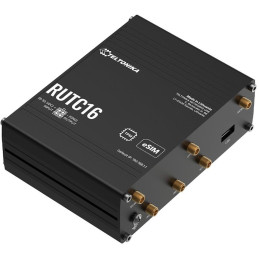 Teltonika RUTC16 průmyslový router   4x LAN, 1x WAN, 4G/LTE Telit, Dual SIM + eSIM, Wi-Fi 6