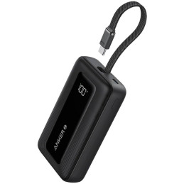 Anker Powerbanka/ 10000mAh/ 30W/ integrovaný USB-C/ displej/ černá