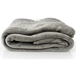 NEDIS elektrická deka/ 1 osoba/ 180 x 130 cm/ 9 nastavení teploty/ pratelná/ ochrana proti přehřátí/ Fleece