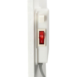 NEDIS infračervený topný panel/ 425 W/ nastavitelný termostat/ IP44/ bílý