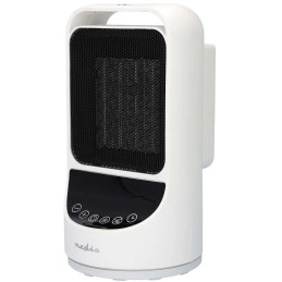 NEDIS Wi-Fi chytrý horkovzdušný ventilátor/ 1500 W/ 2 nastavení teploty/ rotace/ displej/ 10 - 49 °C/ bílý