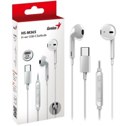 GENIUS headset HS-M365 White/ bílý/ USB-C